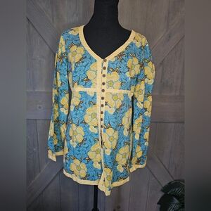 Vintage Liz & Co Blouse sz Medium